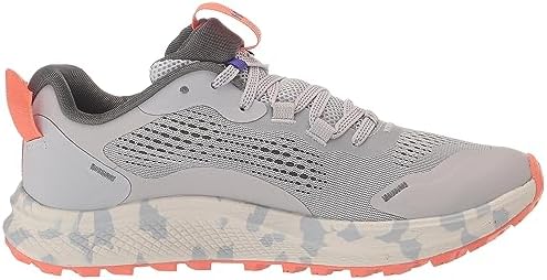 Under Armour Women's Charged Bandit 2 Running Shoe, (106) Mod Gray/Coral Dust/Electric Purple, 10 | Image 1