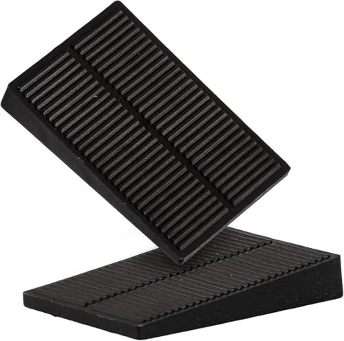 MARTEN Montagekeile Kunststoff Universalkeile für präzises Ausrichten und Fixieren bei Türen Fenstern und Dachlatten | Schwarz 10 mm Höhe 58 mm Länge 38 mm Breite (50 Stück)