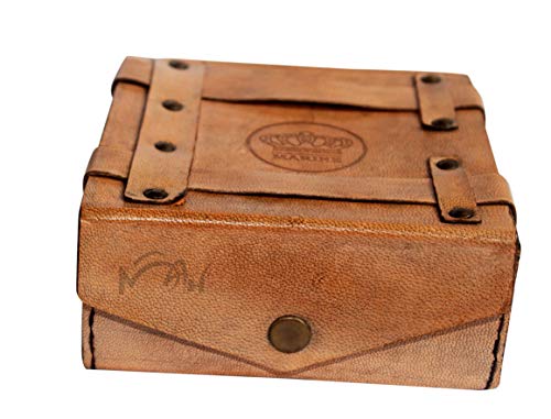 MAH Top Grade 5'' Large Perfectly Calibrated Brass Nautical Sundial Compass, Antique Vintage Style Gifts for Anniversary, Timeless Love Gifts for Him & Her, Perfect for Weddings, Father’s Day - Image 4