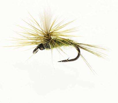 Amazon ミッジパラシュート 手作り品 ドライフライ 4本セット リバーピーク River Peak 完成フライ