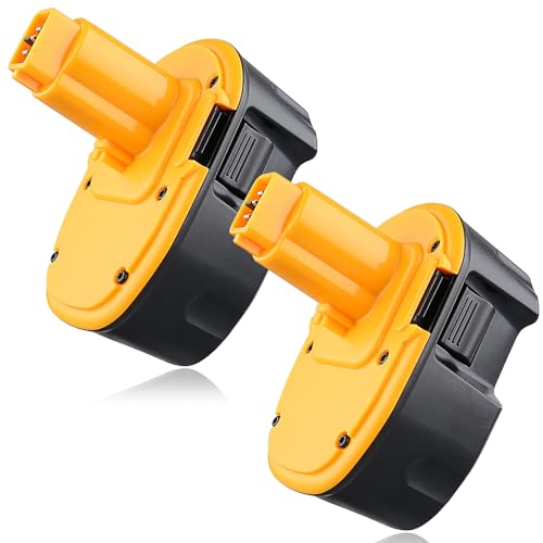 Image of DC9096 6.0Ah 18V Replacement for Dewalt Batteries Ni-MH Compatible with Dewalt 18V Battery DC9098 DC9099 DW9095 DW9096 DW9098 Cordless Power Tools (2PACK)