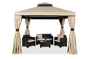 Garden Point Garten-Pavillon Valencia 300x300 cm