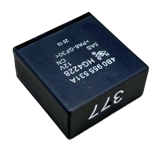 Relé de control del motor del limpiaparabrisas 4B0955531A n.° 377, 11 pines, compatible con VW Golf 4 A4 A6