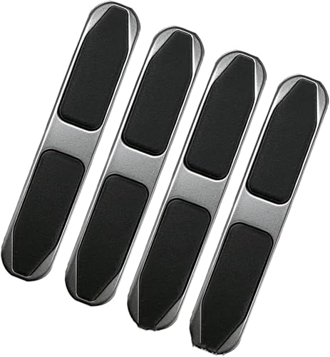 Furqade Metal Car Door Edge Guard for Kia Seltos Sonet 2020-2026, Stainless Steel Side Protector, Scuff Shield Strips, Glossy Trim Accessory Black