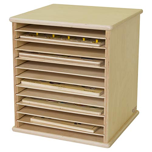 Wood Designs Tabletop Puzzle Rack
