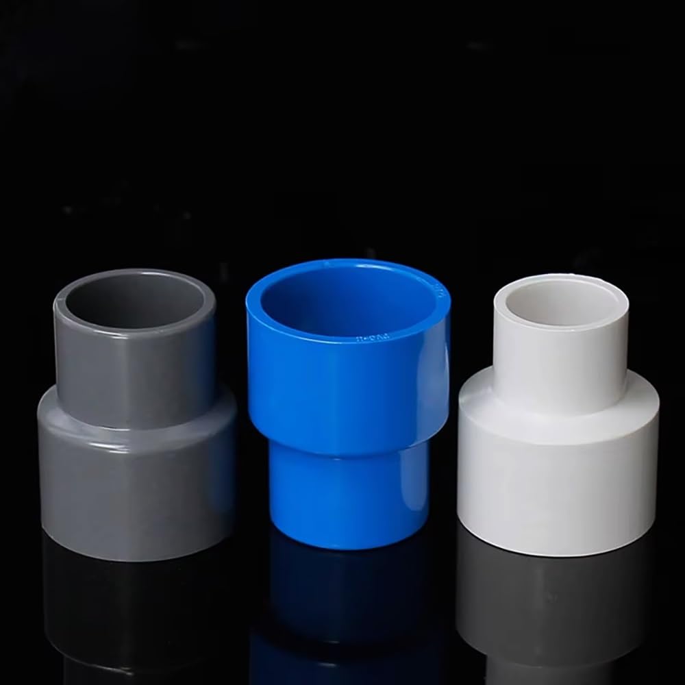 Connettore Riduttore Dritto In PVC 75-200 Mm (75-32 Mm/90-50 Mm/110-63 Mm) Blu/grigio/bianco – 1 Pezzo For Raccordo Tubo Acqua, Collegamento Adesivo(White,200-160mm)
