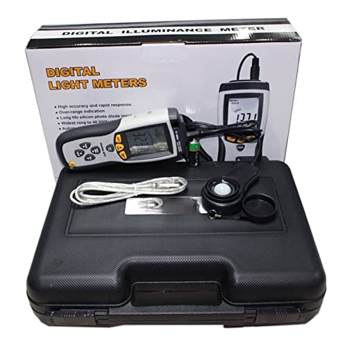 Medidor de luminancia DT-8808 con sensor de alta precisión para control de lux interior 5