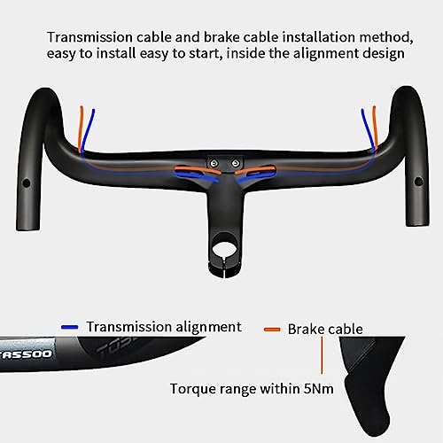 Rennrad-Lenker Carbon Zcxbhd mit internem Routing und verschiedenen Größen