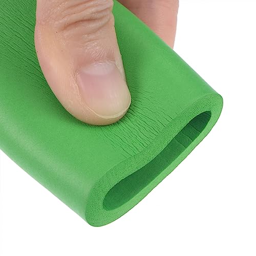 Image of uxcell Foam Tubing for Handle Grip Support, 28mm ID 38mm OD 1m Length Green