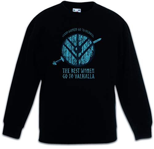 Sweat-shirt enfants Urban Backwoods pullover mixte coton noir