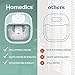 HoMedics Smart Space Elite Footbath with Heat Boost, Collapsible, Invigorating Bubble Massage, 3 Pedicure Attachments, Safe to Use Bath Salts, Patented Safety-Lock System, Ergonomic