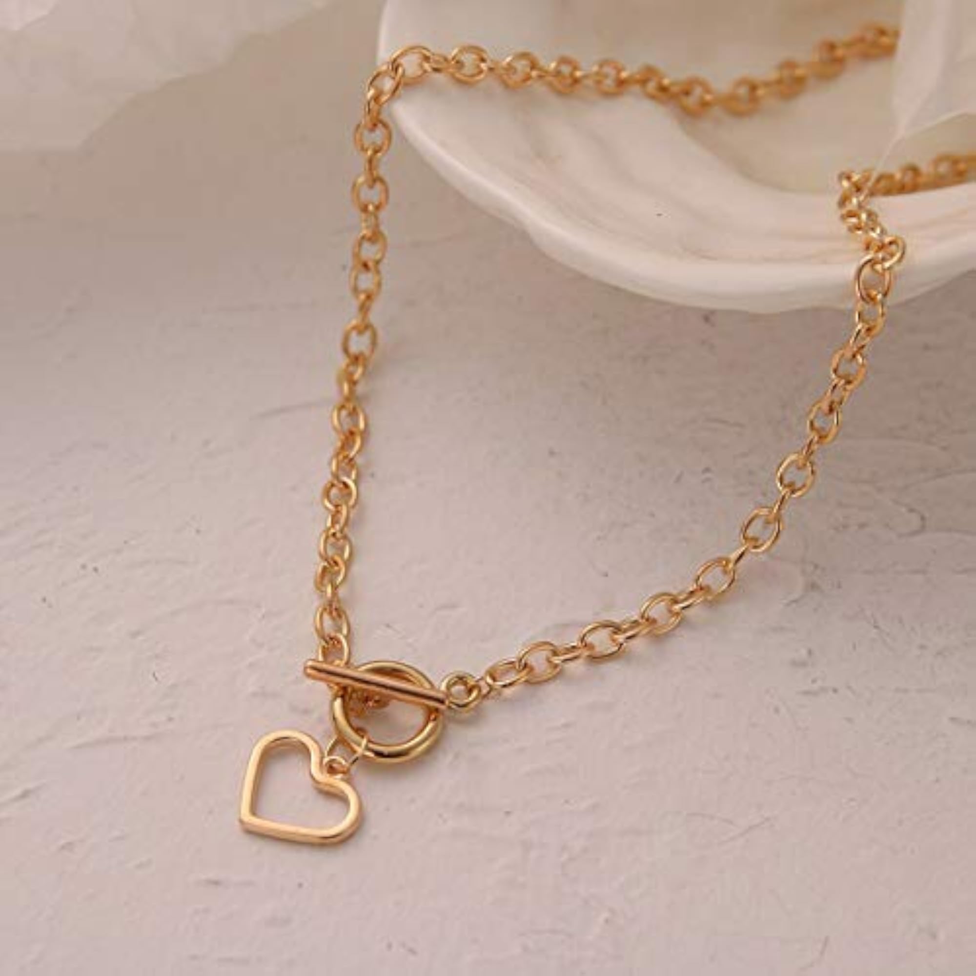Valentine Plated Necklace Jewellery (Style 11)