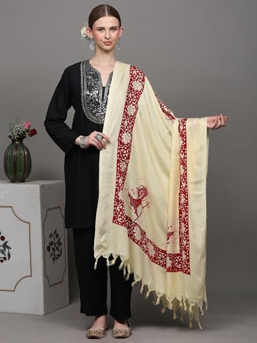 Cream Lord Shiva Hindu Prayer Shawl2