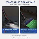 Frogetu Szczotka Podłogowa z LED Kompatybilna z Dyson V7 V8 V10 V11 V15 – Głowica Zamienna do Odkurzacza Dyson, Idealna do Twardych Podłóg i Dywanów