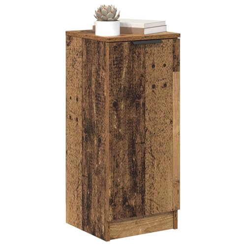 vidaXL Aparador Madera Vieja 30 x 30 x 70 cm Madera de ingeniería, Aparador Moderno, Mueble Elegante, Espacio Amplio, diseño Rectangular, Cabinet Minimalista para tu Sala