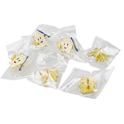 Earlywish 6pcs Molar formó el regalo grande de la clínica dental del dentista de los pendientes de diente ¡Gran regalo!