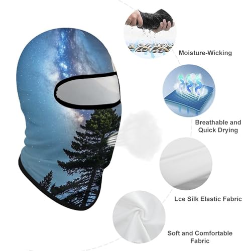 Balaclava Mascarilla de Esquí Mascarilla Aurora Naturaleza Capucha para la Cara Cubierta Total Hombre Mujer Gorro para Ciclismo al Aire Libre miniatura 3