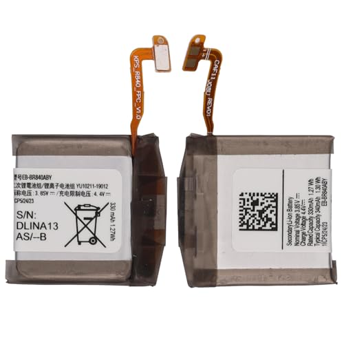 Duotipa EB BR840ABY   Batería de repuesto (330 mAh, compatible con Samsung Galaxy Watch3, 45 mm)