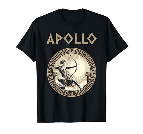Photo de Apollon Dieu grec du tir à l'arc, prophétie et lumière T-Shirt