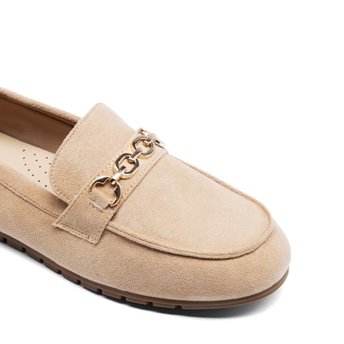 Image of DREAM PAIRS Loafers for Women Casual Comfortable Slip On Flat Lightweight Leisure Work Shoe Comfort Walking Shoes
