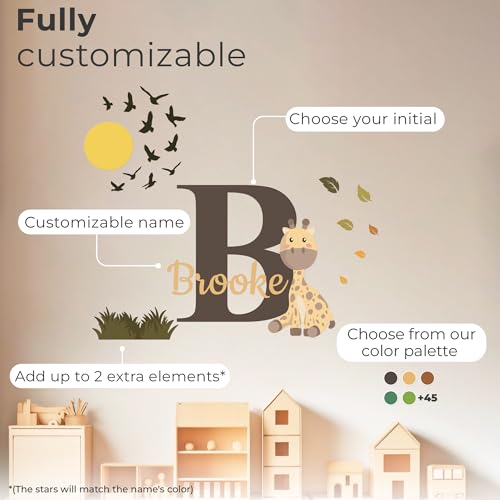 EGD vinilo decorativo jirafa tamaño múltiple miniatura 2