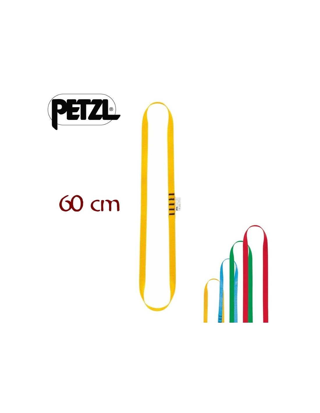 Petz-l ANNEAU Cinta de Anillo 60 cm (Amarillo) - 22 kN, Poliéster, EN 566 / EN 795 B