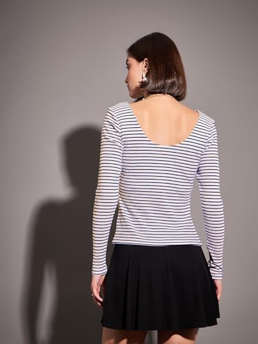 Image of Sassafras Women Sweetheart Neck Rib Top