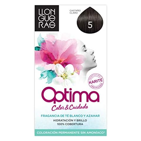 Llongueras Optima Tinte Permanente sin Amoniaco #5 Castaño Claro Cover