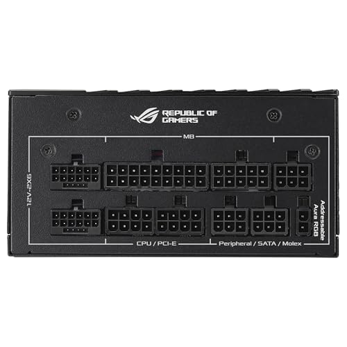 ASUS ROG Loki SFX-L 1200W Titanium - Fuente de alimentación Totalmente Modular, 80+ Titanium, Ventilador ARGB PWM de 120 mm, Aura Sync, Compatible con ATX 3.0, Compatible con PCIe 5.0 - imagen 8