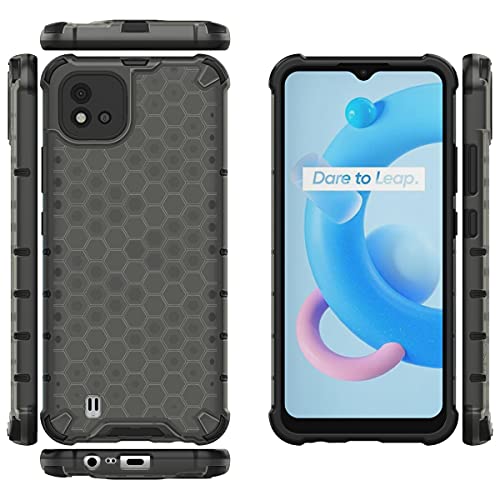 Image of Glasgow | for Realme C20 Stylish Look Pattern Back Case Cover for Realme C20 - Black