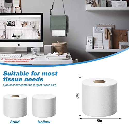 Vrsafan Toilet Paper Holder, Hanging Toilet Paper Dispenser Water&Dust-Proof Bathroom Containers, Foldable Roll Storage Bag And Adjust Dual Buckles Straps, Applied To Bathroom Kitchen Camping (Grey) #TOP3