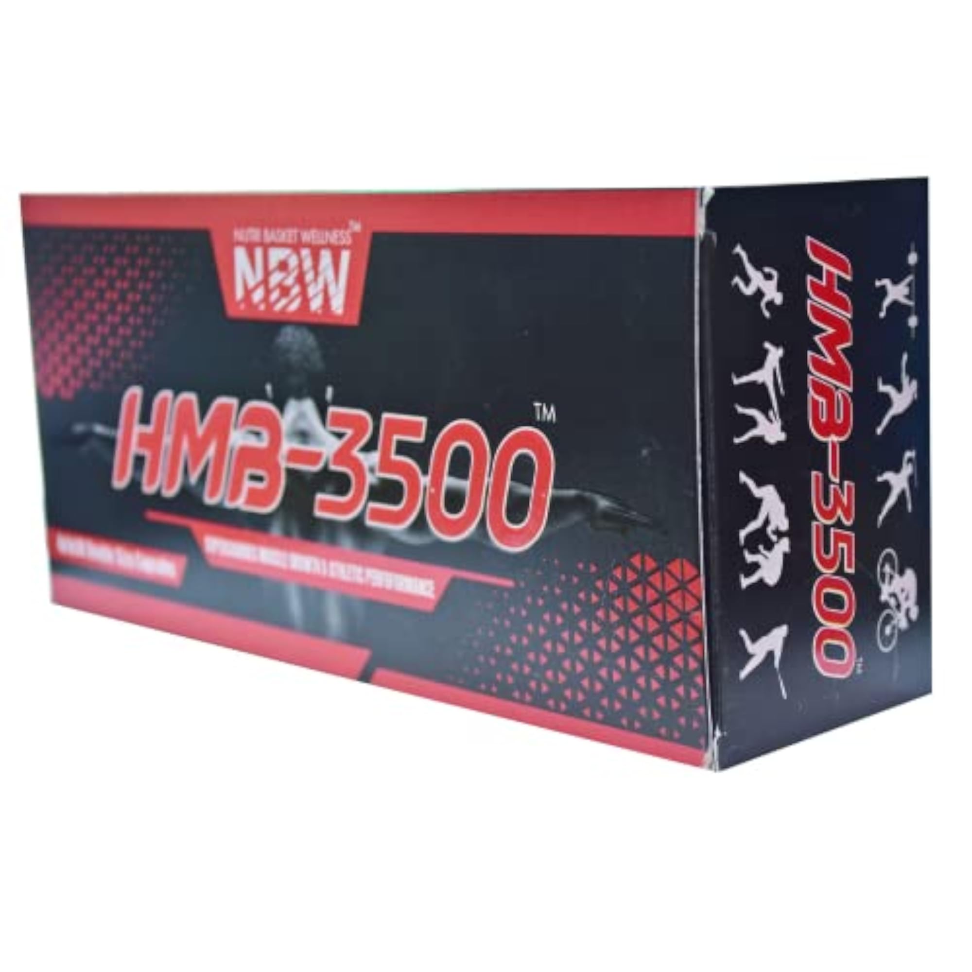 NBW HMB 3500, 60 Capsules for Muscle Support