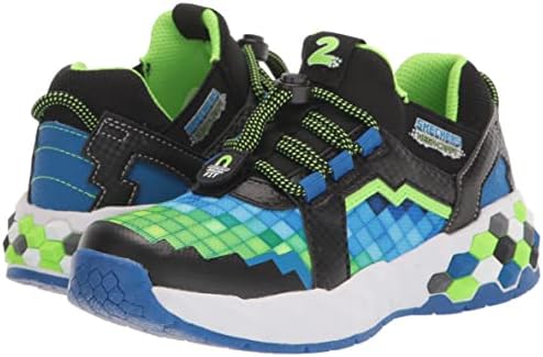 Skechers Boy's Mega-Craft 2.0 Sneaker, Black/Blue/Lime, 11 Little Kid | Image 7