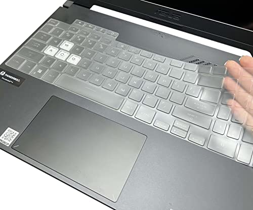 Keyboard Cover for 2022 Newest ASUS TUF Gaming F17 FX707 & F15 FX507, TUF Gaming A17 FA707 & A15 FA507, TUF Dash 15 2022 FX517 Series Laptop, TUF Dash 15 2022 Keyboard Skin Protector - TPU