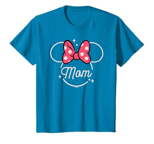 Disney Minnie Mouse Mom Head Icon Magic Mother’s Day T-Shirt