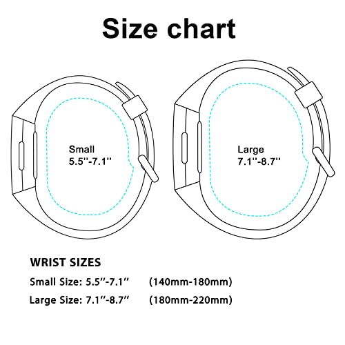 Image of Tobfit Watch Strap Compatible with Fitbit Charge 4 / Fitbit Charge 3 (Watch Not Included), Removable Soft Belts for Charge 4 /3 Wristband, Smartwatch Band for Men Women