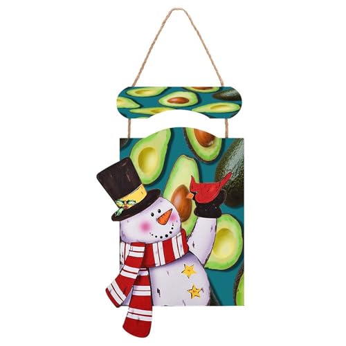 Peinture en bois bonhomme de neige de Noël pour embellir facilement un mur vide