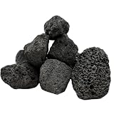 Tfwadmx 10 Pack Aquarium Black Lava Rock Fish Tank Volcanic ...