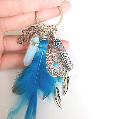 Sichumaria Dream Catcher Keychain, Blue - Image 4