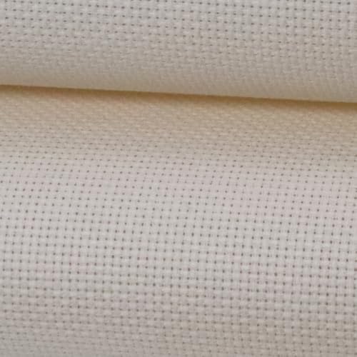 Image of KCS 16 Count Cotton Cross Stitch Aida Cloth Fabric (59 inch x 1 Yard,Ecru)
