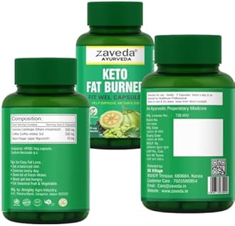 ZAVEDA Keto Fat Burner Extreme Fit Wel 60 Capsules, 1000mg serve, Weight Loss Supplement With Garcinia Cambogia and other herbs. Metabolism Booster, Fat Burner For Men & Women