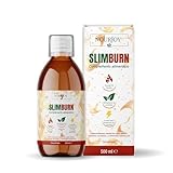 Quemagrasas Líquido Potente Drenante 500ml L-Carnitina, Cardo Mariano Diente de León Garcinia Cambogia y Guaraná Apoyo al Metabolismo Control del Apetito y Retención de Líquidos Detox Natural