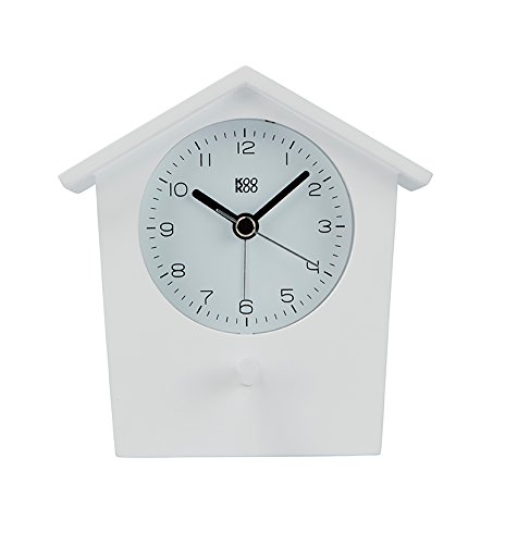 Kookoo Earlybird White, Birdsong Alarm Clock (Original Field Recordings) Or A Three-Tone Gong #TOP1