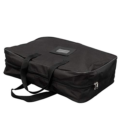 Vispronet® Business-Transporttasche 47 x 32 x 13 cm ✓ rechteckig ✓ schwarz ✓ Tragegurt & Henkel Cover