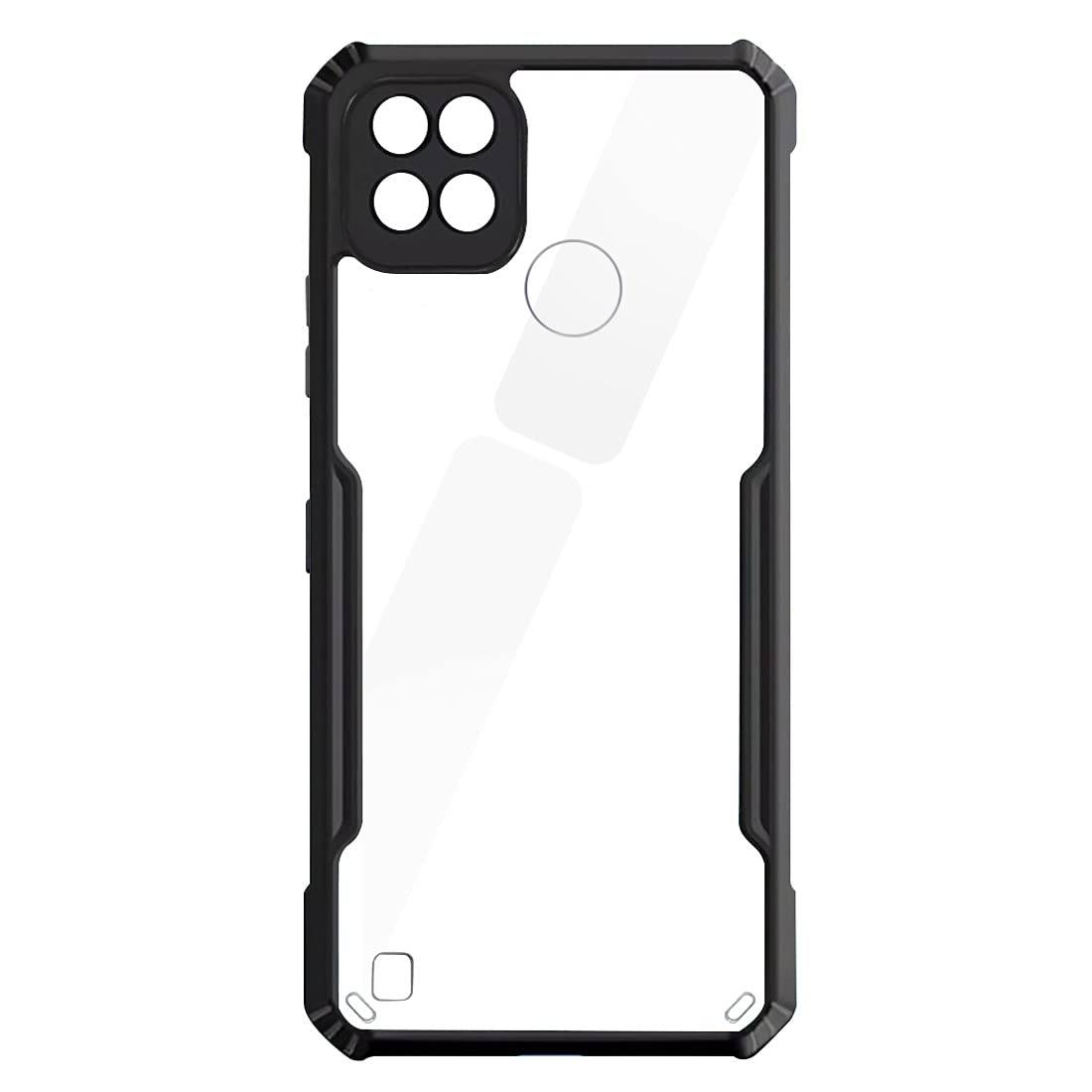 Amazon Brand - Solimo Mobile Cover (Soft & Flexible Shockproof Back Case with Cushioned Edges) for Realme C21 (Black) (B098PGWSQD) Amazon Price History, Amazon Price Tracker