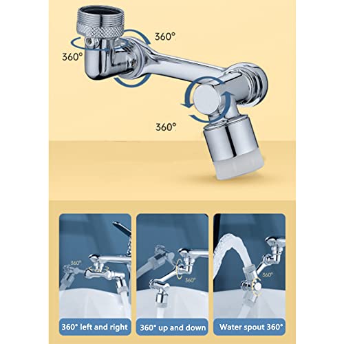 Ogifchen Faucet Aerator,Universal Splash Filter Faucet For Kitchen Sink 1080° Rotating With 2 Water Outlet Modes,All Copper Material 1 #TOP2