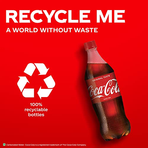 Image of Coca-Cola Original Cold Drink | Soft Drink With Refreshing Fizz | Delicious Cola Flavour | Pet Bottle, 1 L