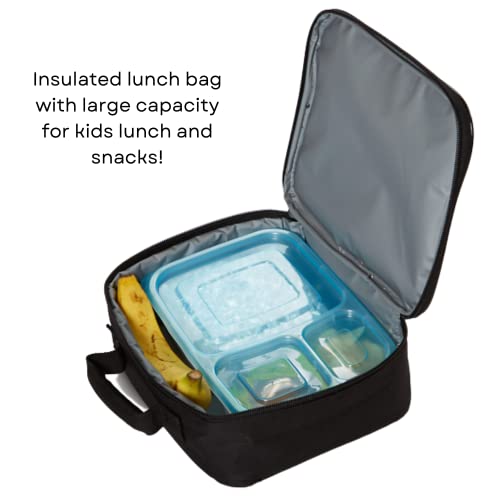 Fiambrera Minecraft aislada y suave bolsa porta alimentos escolar verde 4