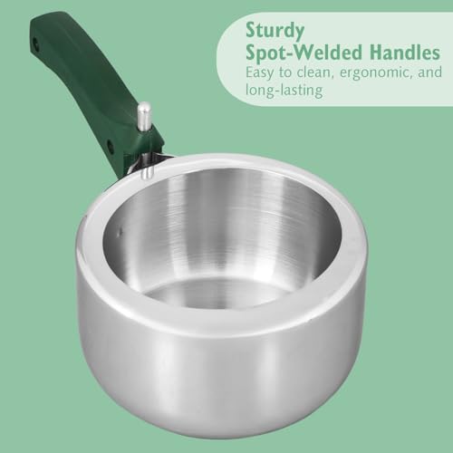 Image of Hawkins Quik 1.5 Litre Stainless Steel Pressure Cooker | Straight Body | Induction & Gas Compatible | Ideal for 1-2 persons | ISI Certified | Guaranteed for 5 year | Silver (QSP15)