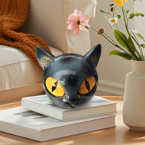 Figurine chat noir cadeau anniversaire idéal amateurs d'animaux - 7